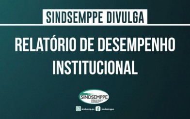 Relatório de desempenho institucional