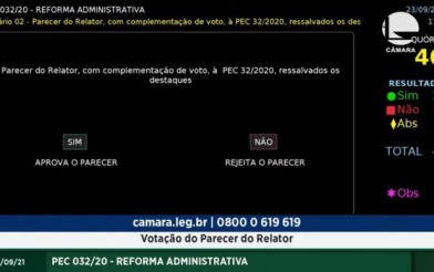 Reforma Administrativa é aprovada na Comissão Especial da Câmara; luta segue no Plenário