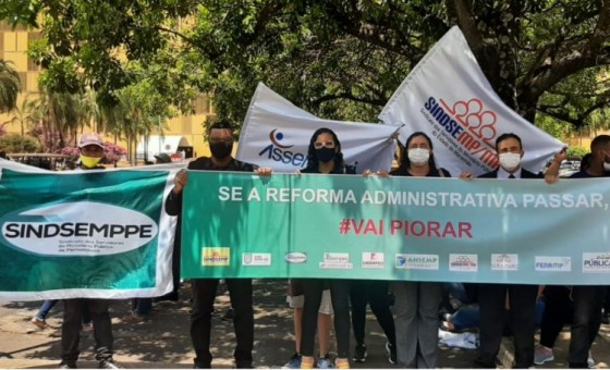 FENAMP e ANSEMP fazem plantão em Brasília contra a Reforma Administrativa